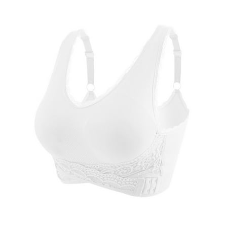 Fabiurt Women s Bra Women Lady Comfy Corset Bra Front Side Buckle Lace Bras Slim And Shape Bra White
Fabiurt Women s Bra Women Lady Comfy Corset Bra Front Side Buckle Lace Bras Slim And Shape Bra White