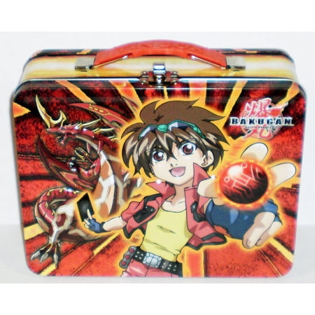 Bakugan Battle Brawler Dan & Friends Embossed Metal Lunch Box/ Carry-All