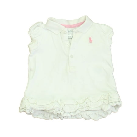 Pre-owned Ralph Lauren Girls White Dress size: 3 Months