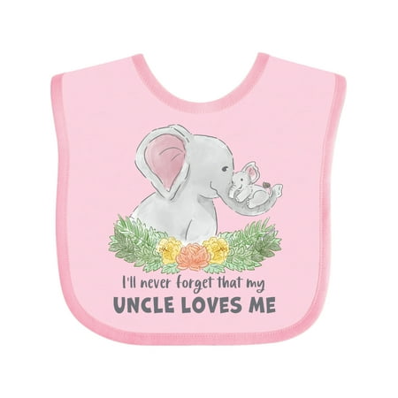Inktastic I ll Never Forget That My Uncle Loves Me Cute Elephants Gift Baby Boy or Baby Girl Bib
Inktastic I ll Never Forget That My Uncle Loves Me Cute Elephants Gift Baby Boy or Baby Girl Bib