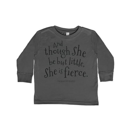 Inktastic Though She Be But Little Shakespeare quote Gift Toddler Boy or Toddler Girl Long Sleeve T-Shirt
Inktastic Though She Be But Little Shakespeare quote Gift Toddler Boy or Toddler Girl Long Sleeve T-Shirt