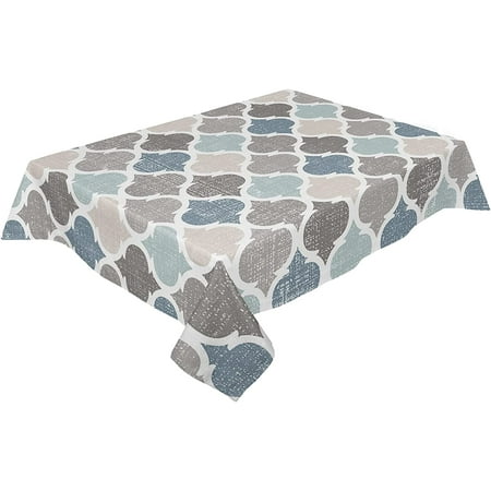 Morocco Tablecloth Rectangle/Square Waterproof Morocco Muted Tones of Blue and Grey Table Cloth Cover for Kitchen Dinning Table Top Decoration-60x84Inch for Banquet/Party/Holiday Dinner/Wedding
Morocco Tablecloth Rectangle/Square Waterproof Morocco Muted Tones of Blue and Grey Table Cloth Cover for Kitchen Dinning Table Top Decoration-60x84Inch for Banquet/Party/Holiday Dinner/Wedding