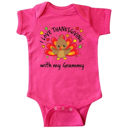 Inktastic I Love Thanksgiving with my Grammy-happy turkey Gift Baby Boy or Baby Girl Bodysuit
Inktastic I Love Thanksgiving with my Grammy-happy turkey Gift Baby Boy or Baby Girl Bodysuit