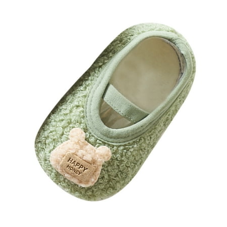 Toddler Shoes Boys And Girls Cute Warm Indoor Floor Socks Non Slip Fashion Breathable Cartoon Warm Shoes