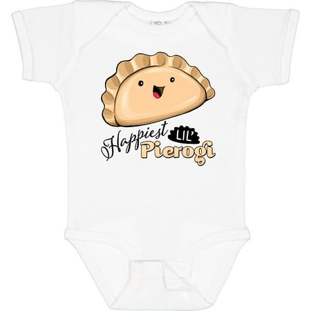 inktastic Happiest Lil Pierogi Baby Bodysuit 6 Months 0020 White 2b82d