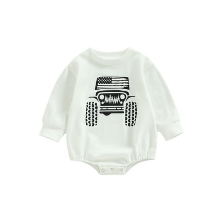 Seyurigaoka Baby Boy Romper Tops Long Sleeve Round Neck Cartoon Car Print Jumpsuits Casual Spring Fall Baby Bodysuits for Toddler Kids
Seyurigaoka Baby Boy Romper Tops Long Sleeve Round Neck Cartoon Car Print Jumpsuits Casual Spring Fall Baby Bodysuits for Toddler Kids