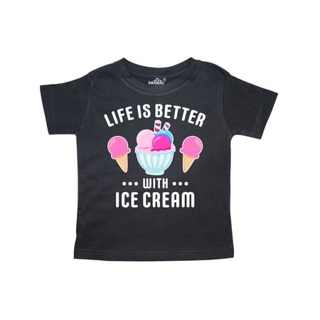 Inktastic Life is Better with Ice Cream with Bowl and Two Cones Gift Toddler Boy or Toddler Girl T-Shirt
Inktastic Life is Better with Ice Cream with Bowl and Two Cones Gift Toddler Boy or Toddler Girl T-Shirt