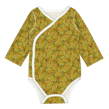 Gaeub Corn 6 Unisex Babies Long-Sleeve Bodysuit 100% Organic Cotton-18 Months
Gaeub Corn 6 Unisex Babies Long-Sleeve Bodysuit 100% Organic Cotton-18 Months