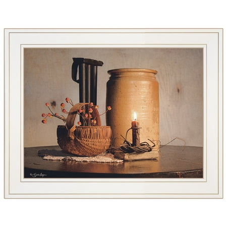 Bittersweet Basket by Susie Boyer Ready to Hang Framed Print White Frame