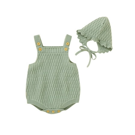 Nokpsedcb 2Pcs Newborn Baby Girls Clothes Knitted Romper Bodysuit Jumpsuit Playsuit Hat Green 18-24 Months
Nokpsedcb 2Pcs Newborn Baby Girls Clothes Knitted Romper Bodysuit Jumpsuit Playsuit Hat Green 18-24 Months