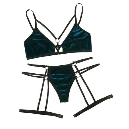 Sebulube Lingerie Set Bra Bandage Women S-XL Underwear Velvet Set Wireless Lingerie With Garter
Sebulube Lingerie Set Bra Bandage Women S-XL Underwear Velvet Set Wireless Lingerie With Garter