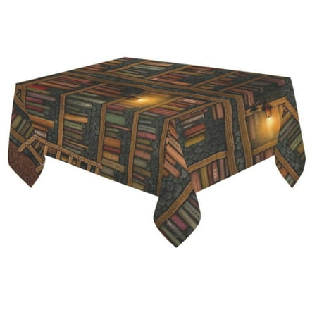 MYPOP Vintage Book Shelf Cotton Linen Tablecloth 60x84 inches Tablecover Desk Table Cloth For Dining Room Tea Table Picnics Parties
MYPOP Vintage Book Shelf Cotton Linen Tablecloth 60x84 inches Tablecover Desk Table Cloth For Dining Room Tea Table Picnics Parties