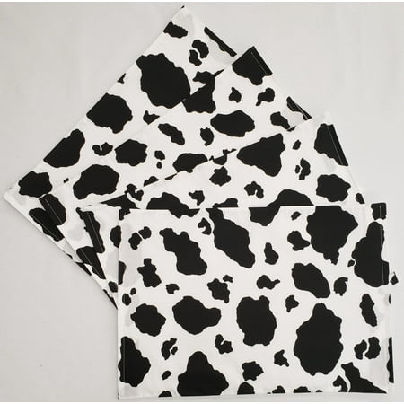 Black & White Cow Spots Placemats by Penny s Needful Things (Wedge - Set of 8) (Quilted White)
Black & White Cow Spots Placemats by Penny s Needful Things (Wedge - Set of 8) (Quilted White)