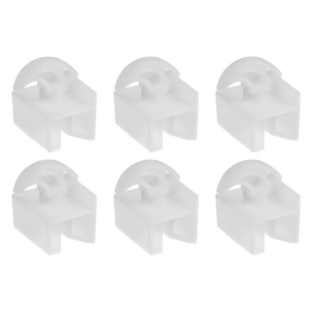 

3051163 Pack of 6 Drawer Slide Track Rear Bracket 1x0.8x1.1 Inches Replace AP2121518 EA434227 2281 28564 4822A