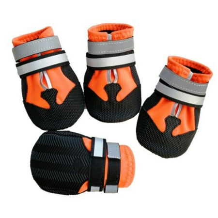 Dog Boots Dog Shoes Dog Paw for Protection Waterproof Dog Booties Rugged Anti-Sl