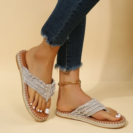Women s Canvas Slides – Non-Slip Flat Heel Sandals with Secure Ankle-Strap Comfy Open Toe Perfect for Outdoor Wear
Women s Canvas Slides – Non-Slip Flat Heel Sandals with Secure Ankle-Strap Comfy Open Toe Perfect for Outdoor Wear