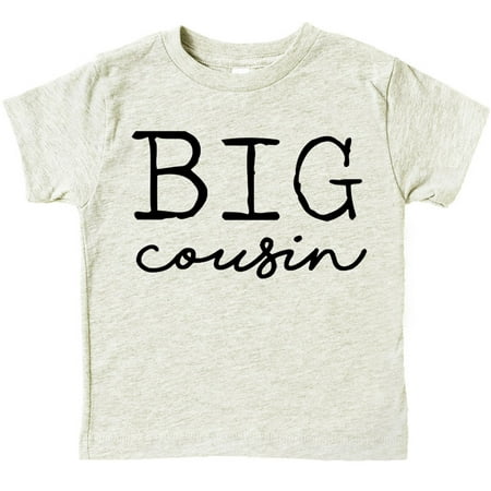 Big Cousin T-Shirts for Toddler and Youth Fun Family Outfits Natural Heather Shirt 5-6
Big Cousin T-Shirts for Toddler and Youth Fun Family Outfits Natural Heather Shirt 5-6