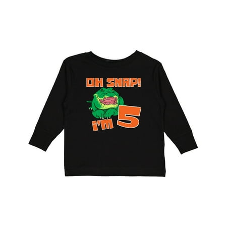 Inktastic Oh Snap! I m 5 Cute Green Alligator Gift Toddler Boy or Toddler Girl Long Sleeve T-Shirt
Inktastic Oh Snap! I m 5 Cute Green Alligator Gift Toddler Boy or Toddler Girl Long Sleeve T-Shirt