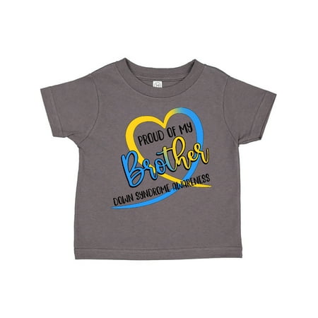 Inktastic Proud of my Brother Down Syndrome Awareness Heart Ribbon Gift Toddler Boy or Toddler Girl T-Shirt
Inktastic Proud of my Brother Down Syndrome Awareness Heart Ribbon Gift Toddler Boy or Toddler Girl T-Shirt