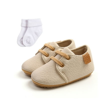 Rotosw Newborn Crib Shoe Prewalker Flats Lace Up Sneakers Baby Moccasins Toddler Boys & Girls Comfort Leopard Print Shoes Beige With Sock 4C
Rotosw Newborn Crib Shoe Prewalker Flats Lace Up Sneakers Baby Moccasins Toddler Boys & Girls Comfort Leopard Print Shoes Beige With Sock 4C