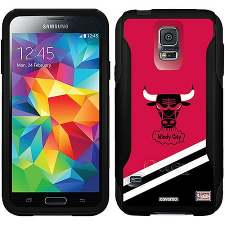 Chicago Bulls Hardwood Classic Design on OtterBox Commuter Series Case for Samsung Galaxy S5
