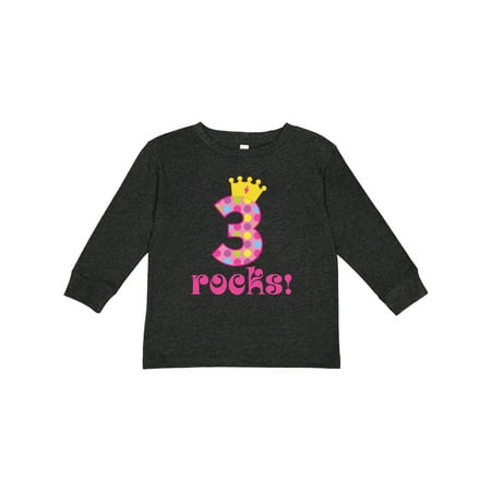 Inktastic 3rd Birthday Rocks Princess 3 Year Old Gift Toddler Toddler Girl Long Sleeve T-Shirt
Inktastic 3rd Birthday Rocks Princess 3 Year Old Gift Toddler Toddler Girl Long Sleeve T-Shirt