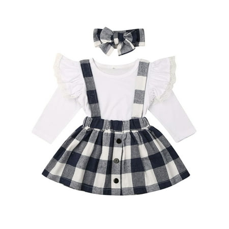 Nokpsedcb Christmas Kids Baby Girl 3PCS Clothes Set Xmas Lace Solid Tops Plaid Dress Outfit Blue 9-12 Months
Nokpsedcb Christmas Kids Baby Girl 3PCS Clothes Set Xmas Lace Solid Tops Plaid Dress Outfit Blue 9-12 Months