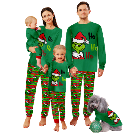 FUNIER Family Christmas Pajamas Sets Christmas Santa Monster Cartoon Print Sizes for Adult-Kids-Baby-Pet 2 Pieces Top and Pants Bodysuits Pajamas Sets
FUNIER Family Christmas Pajamas Sets Christmas Santa Monster Cartoon Print Sizes for Adult-Kids-Baby-Pet 2 Pieces Top and Pants Bodysuits Pajamas Sets