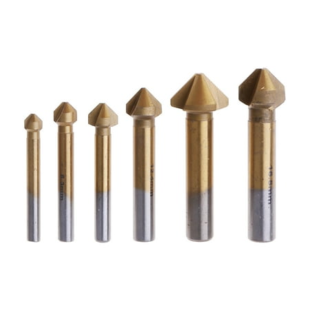 TONGMI D1am0nd Bits 90 Degrees Beveling Chamfer Bits for Holes Countersink Ceramic 6pcs
TONGMI D1am0nd Bits 90 Degrees Beveling Chamfer Bits for Holes Countersink Ceramic 6pcs