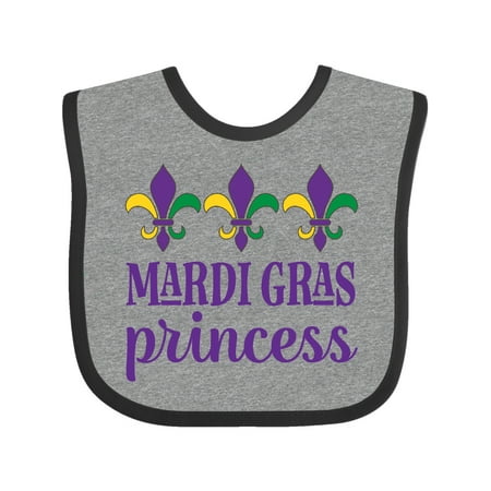 Inktastic Mardi Gras Princess Gift Baby Girl Bib