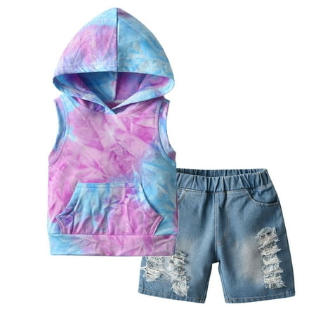 EHTMSAK Infant Baby Toddler Children Girl Pullover Tank Top and Shorts Set Short Sleeve Summer Clothing Set Outfits Purple 6M-4Y 100
EHTMSAK Infant Baby Toddler Children Girl Pullover Tank Top and Shorts Set Short Sleeve Summer Clothing Set Outfits Purple 6M-4Y 100