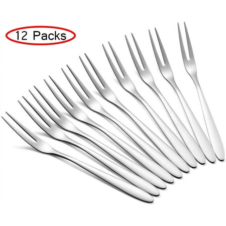 CNKOO 12-piece Appetizer Forks - Stainless Steel Mini Salad Fruit Cake Tasting Forks 5.1-inch Cocktail Forks Set for Birthday Party Wedding Restaurant
CNKOO 12-piece Appetizer Forks - Stainless Steel Mini Salad Fruit Cake Tasting Forks 5.1-inch Cocktail Forks Set for Birthday Party Wedding Restaurant