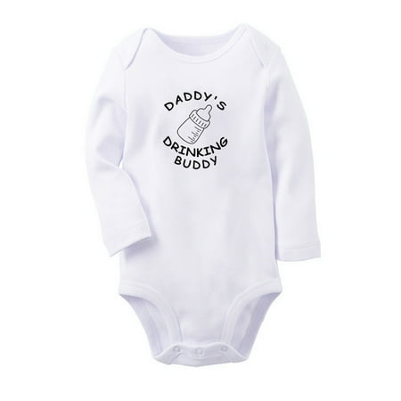 Daddy s Drinking Buddy Funny Rompers Newborn Baby Unisex Bodysuits Infant Jumpsuits Toddler 0-12 Months Kids Long Sleeves Oufits (White 0-6 Months)
Daddy s Drinking Buddy Funny Rompers Newborn Baby Unisex Bodysuits Infant Jumpsuits Toddler 0-12 Months Kids Long Sleeves Oufits (White 0-6 Months)