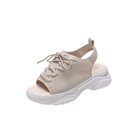 Colisha Womens Sport Sandal Open Toe Summer Shoes Lace Up Platform Sandals Walking Mesh Casual Shoe Beach Beige 6.5
Colisha Womens Sport Sandal Open Toe Summer Shoes Lace Up Platform Sandals Walking Mesh Casual Shoe Beach Beige 6.5