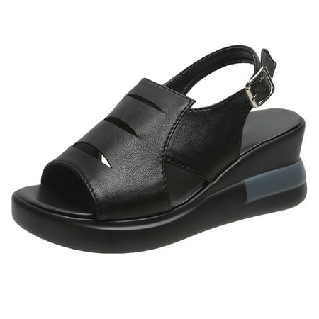 GNEIKDEING Women s Summer Artificial Non Slip Buckle Strap Wedges Beach Open Toe Breathable Sandals Shoes Gift on Clearance
GNEIKDEING Women s Summer Artificial Non Slip Buckle Strap Wedges Beach Open Toe Breathable Sandals Shoes Gift on Clearance