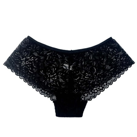 YDKZYMD Womens Moisture Wicking Invisibles T-back Floral Briefs Underwear Briefs Mid Waisted Lace Panty Black
YDKZYMD Womens Moisture Wicking Invisibles T-back Floral Briefs Underwear Briefs Mid Waisted Lace Panty Black
