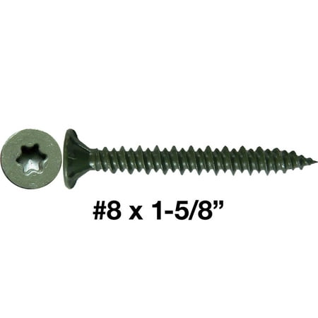 Jake Sales Brand #8 x 1-5/8” Sharp Point Cement Board Screws ~133 Screws - Fastening Cement Board to Wood - 1 Pound
Jake Sales Brand #8 x 1-5/8” Sharp Point Cement Board Screws ~133 Screws - Fastening Cement Board to Wood - 1 Pound