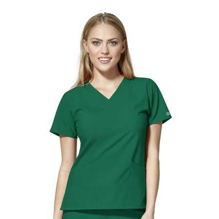 WonderWink W123 6255-Women s Basic V-Neck Scrub Top