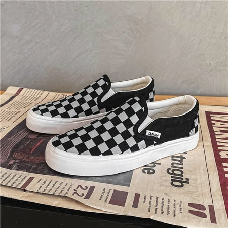 Men Women Plaid Print Canvas Shoes Casual Slip On Skate Shoes Walking Sneakers Spring And Summer
Men Women Plaid Print Canvas Shoes Casual Slip On Skate Shoes Walking Sneakers Spring And Summer