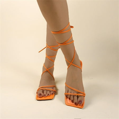 〖Yilirongyumm〗 Orange 41 Sandals Women Ladies Fashion Summer Solid Color Open Toe Ring Strap Flat Beach Sandals
〖Yilirongyumm〗 Orange 41 Sandals Women Ladies Fashion Summer Solid Color Open Toe Ring Strap Flat Beach Sandals