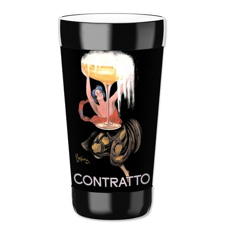Mugzie 16-Ounce Tumbler Drink Cup with Removable Insulated Wetsuit Cover - Contratto