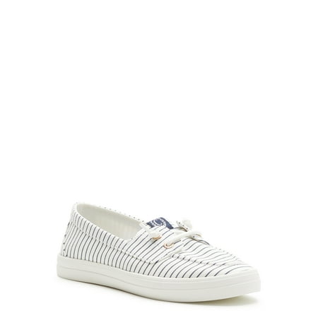 Chaps Women s Fairwinds Canvas Slip On Boat Shoes