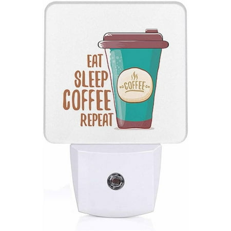 Led Night Light Eat Sleep Funky Coffee Led Night Light Plug Into Wall With Dusk To Dawn Light Sensor White Energy Efficient Nightlight For Bedroom Bathroom Hallway Living Room Kitchen
Led Night Light Eat Sleep Funky Coffee Led Night Light Plug Into Wall With Dusk To Dawn Light Sensor White Energy Efficient Nightlight For Bedroom Bathroom Hallway Living Room Kitchen