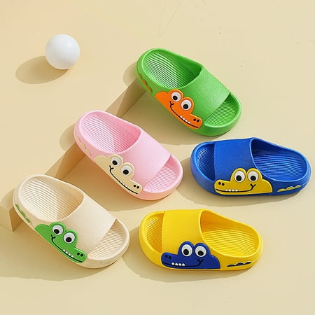 1 Pair Children Slippers Super Soft Wear Resistant PVC Baby Boys Girls Cartoon Dinosaur Slippers for Home
1 Pair Children Slippers Super Soft Wear Resistant PVC Baby Boys Girls Cartoon Dinosaur Slippers for Home