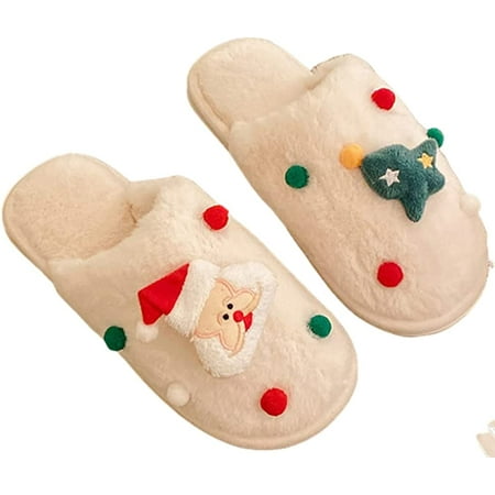 CoCopeaunts Christmas Slipper for Women Men Cute Cozy Fleece Santa Clause Winter House Slipper Holiday Gifts Unisex
CoCopeaunts Christmas Slipper for Women Men Cute Cozy Fleece Santa Clause Winter House Slipper Holiday Gifts Unisex