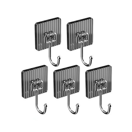 1/5Pcs Hanging Hook Punch Free Self-adhesive Stainless Steel Bathroom Wall Towel Clothes Storage Hook Daily Use
1/5Pcs Hanging Hook Punch Free Self-adhesive Stainless Steel Bathroom Wall Towel Clothes Storage Hook Daily Use