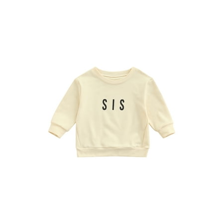 Nokpsedcb Lovely Spring Fall Toddler Kids Baby Boys Girls Tops Letter Print Pullover Casual Outwear Beige SIS 1-2 Years
Nokpsedcb Lovely Spring Fall Toddler Kids Baby Boys Girls Tops Letter Print Pullover Casual Outwear Beige SIS 1-2 Years