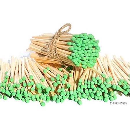 3.75 Green Color Matches (200 Count) - Plus 2 Free Strikers!!! - Wholesale Bulk Wooden Safety Matches
3.75 Green Color Matches (200 Count) - Plus 2 Free Strikers!!! - Wholesale Bulk Wooden Safety Matches