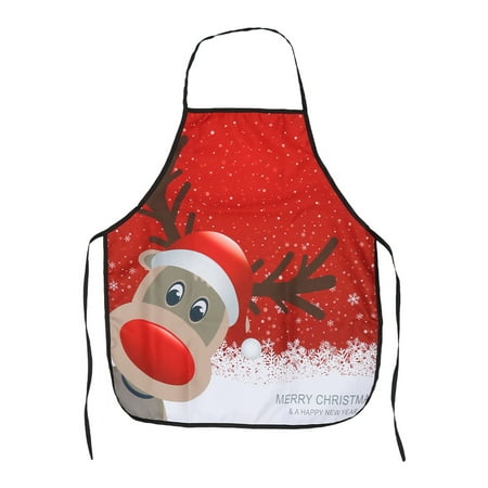 Christmas Apron Printed Waterproof Kitchen Restaurant Dinner Apron for Cooking Baking Barbequing (Elk Head)
Christmas Apron Printed Waterproof Kitchen Restaurant Dinner Apron for Cooking Baking Barbequing (Elk Head)