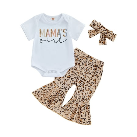 Coduop Baby Girls Summer Short Sleeve Romper + Leopard Long Pants + Headband 3Pcs Outfit Set
Coduop Baby Girls Summer Short Sleeve Romper + Leopard Long Pants + Headband 3Pcs Outfit Set